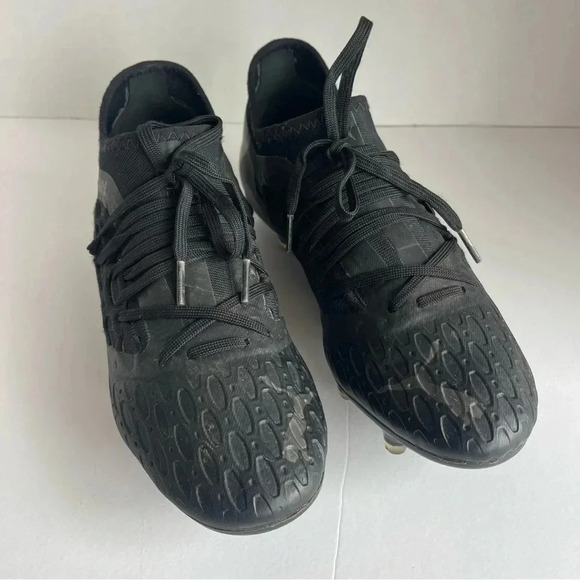 Puma Future 5.3 NETFIT FG/AG Junior (Black/Asphalt) Size 7 - Picture 2 of 10